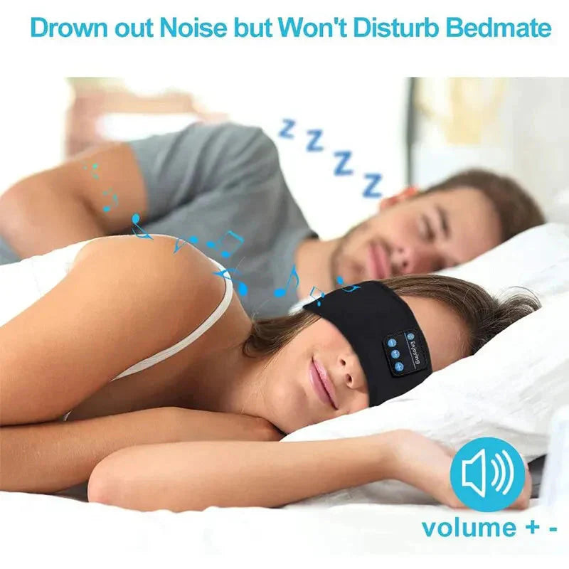 Bluetooth Sleep Headband β Wireless Headphones, Built-In Speakers, Comfortable Fabric, 10-Hour Battery Life