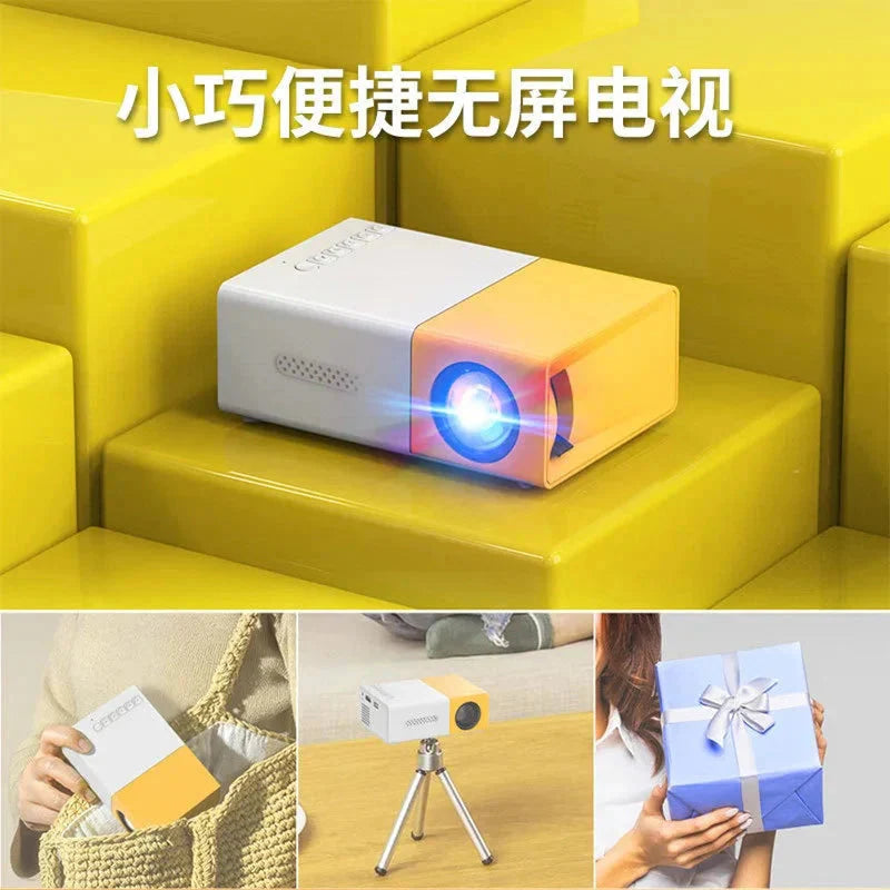 Mini Projector β 1080P Full HD Support, Portable LED Projector, 4K Video Playback, Multiple Connectivity Options