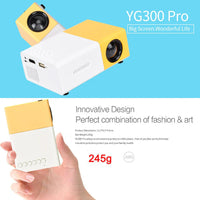 Mini Projector β 1080P Full HD Support, Portable LED Projector, 4K Video Playback, Multiple Connectivity Options